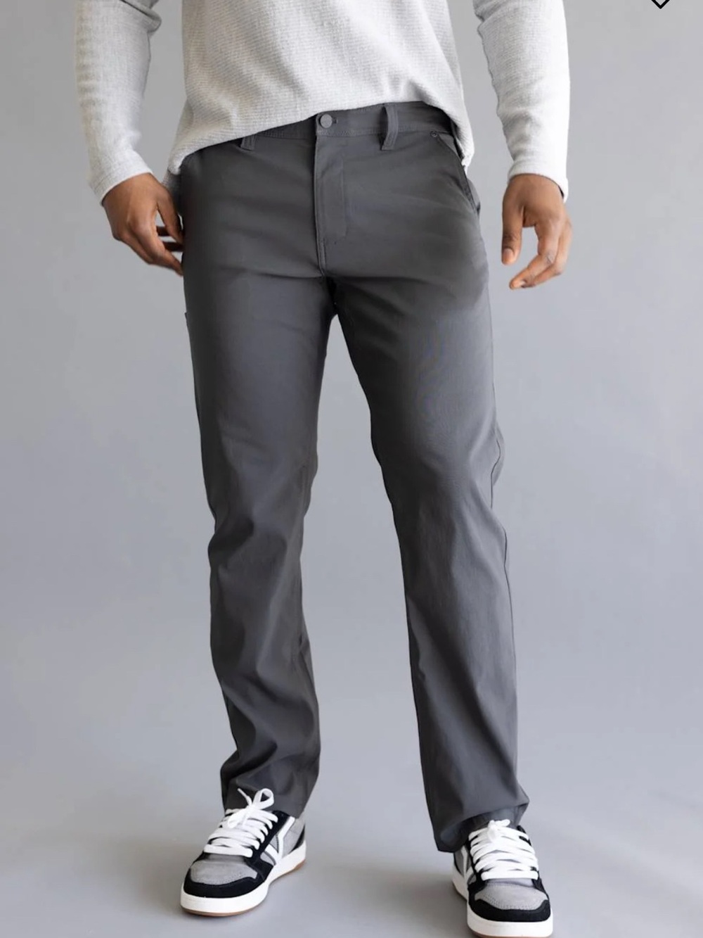 Weatherproof Men's Straight Jeans in Charcoal Gray